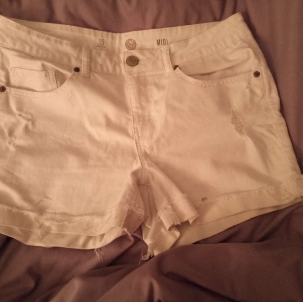 White Shorts